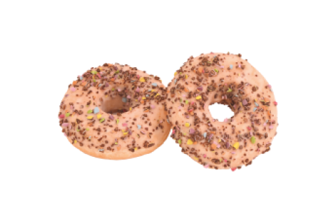 Donut farebný 56g/48ks