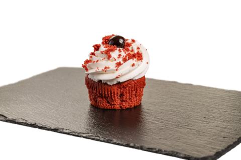 Muffin zdobeny Red Velvet višňový 6ks/bal *D