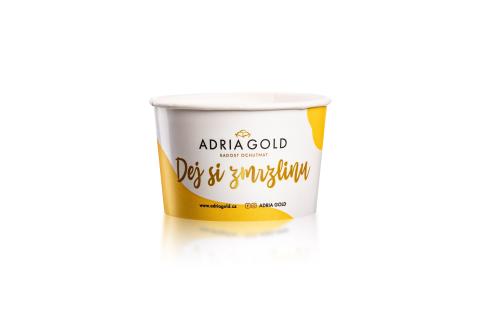 Kelímok Adria Gold kopčeková 132ml(250ks)