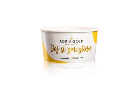 Kelímok Adria Gold kopčeková 162ml(200ks)