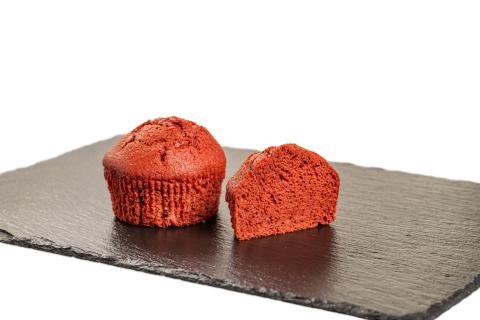 Muffin nezdobeny Red Velvet 6ks/bal *D