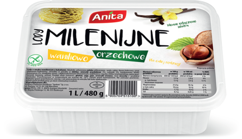 Milenijne orech-vanilka 1000ml  (6ks)