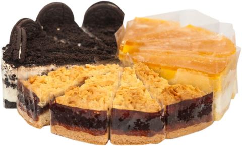 MIX 2 ( 4ks sliv.mriez. kolac, 4ks mal.tvar.oreo torta, 4ks mang.tvar.torta)