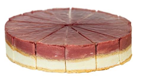 Malinovo-Tvarohová torta (14 porcií) 1540g